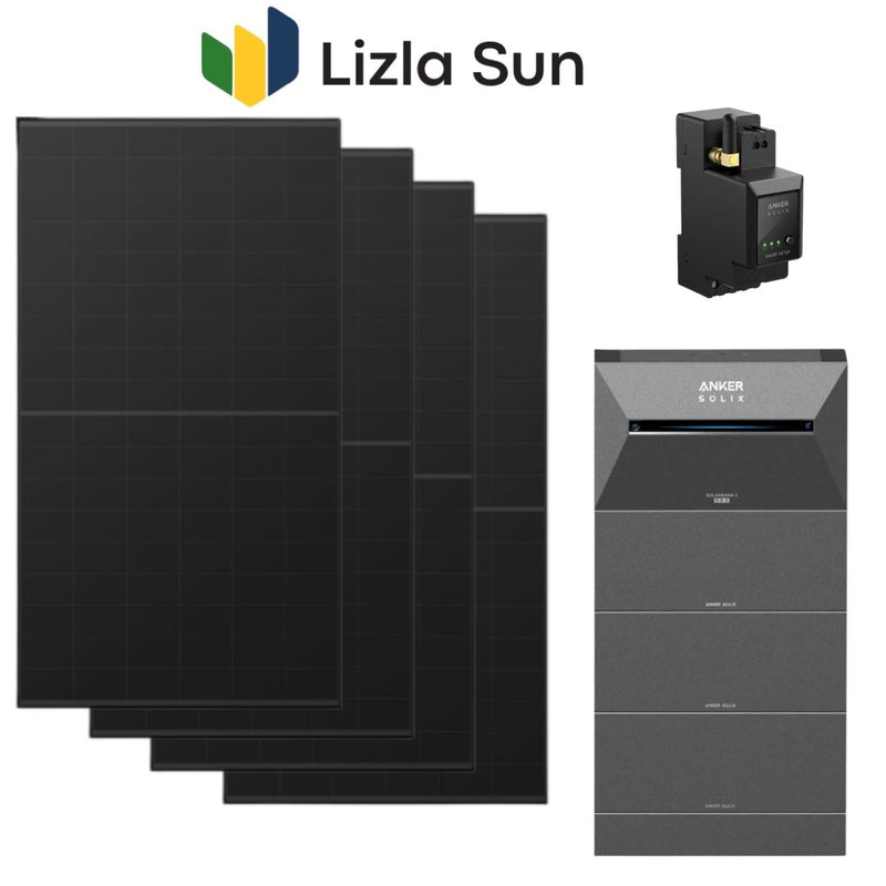 Laden Sie das Bild in Galerie -Viewer, Balkonkraftwerk 2700W mit Speicher Anker Solix Solarbank 3 E2700 Pro Komplettset