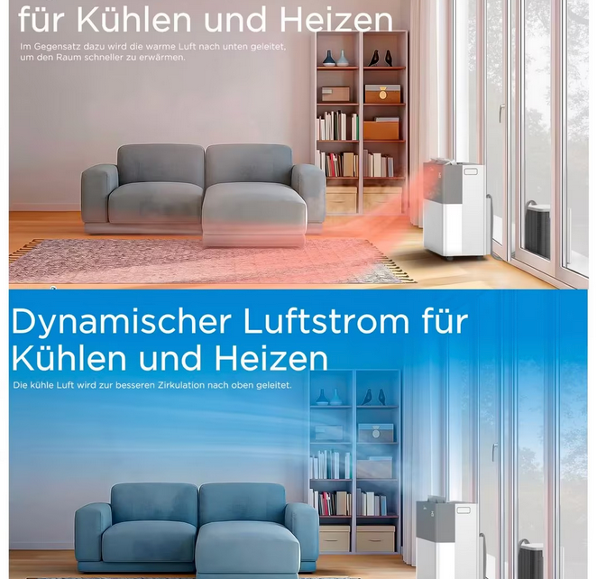 Laden Sie das Bild in Galerie -Viewer, Midea PortaSplit Cool Klimaanlage 2,35kW | mobil ohne Installation
