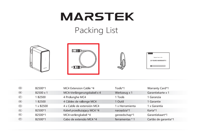 Laden Sie das Bild in Galerie -Viewer, Speicher für Balkonkraftwerk Batterie Marstek B2500-D 2.24KWh erweiterbar 6.7KWH