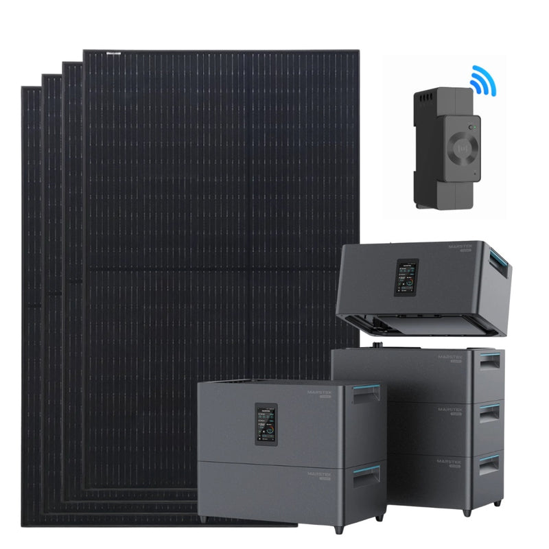 Laden Sie das Bild in Galerie -Viewer, 2000W Bifazial Balkonkraftwerk mit Speicher, Marstek Jupiter C plus mit 2.56kWh-10240