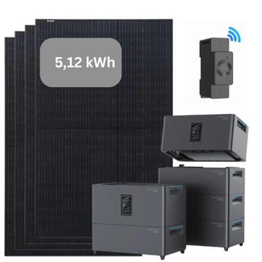 5,12kwH  Balkonkraftwerk mit Speicher, Marstek Jupiter C plus Fullblack