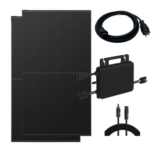Balkonkraftwerk 1000W / 800W Solaranlage Steckerfertig WIFI Komplettset Photovoltaik Anlage 800W 5m