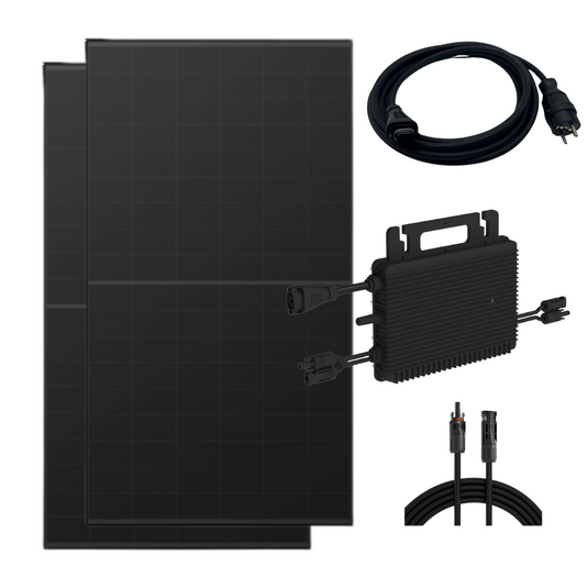 Balkonkraftwerk 1000W / 800W Solaranlage Steckerfertig WIFI Komplettset Photovoltaik Anlage 800W 5m