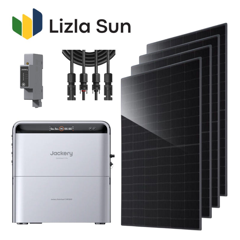 Laden Sie das Bild in Galerie -Viewer, 2000W Balkonkraftwerk mit Jackery SolarVault 3 Speicher 5,04 kWh Inselanlage
