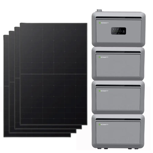 All-in-One 2000W Bifazial Balkonkraftwerk mit Speicher, Growatt Nexa 2000 mit 2048Wh